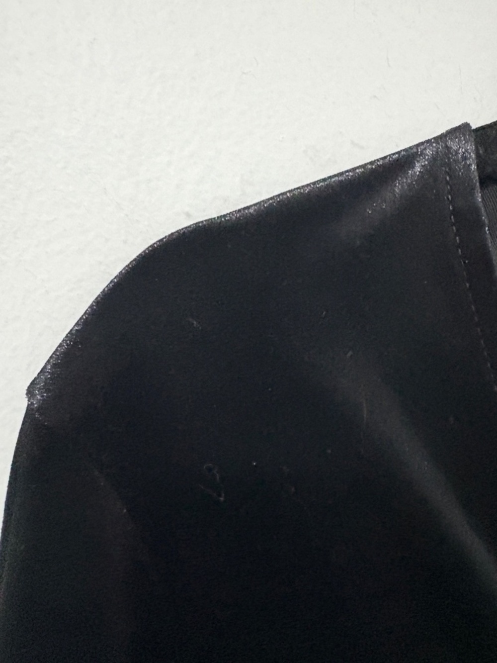 Express Black Velvet Long Sleeve Bodysuit V-neck Women's Size Large Minimalist - Picture 5 of 6